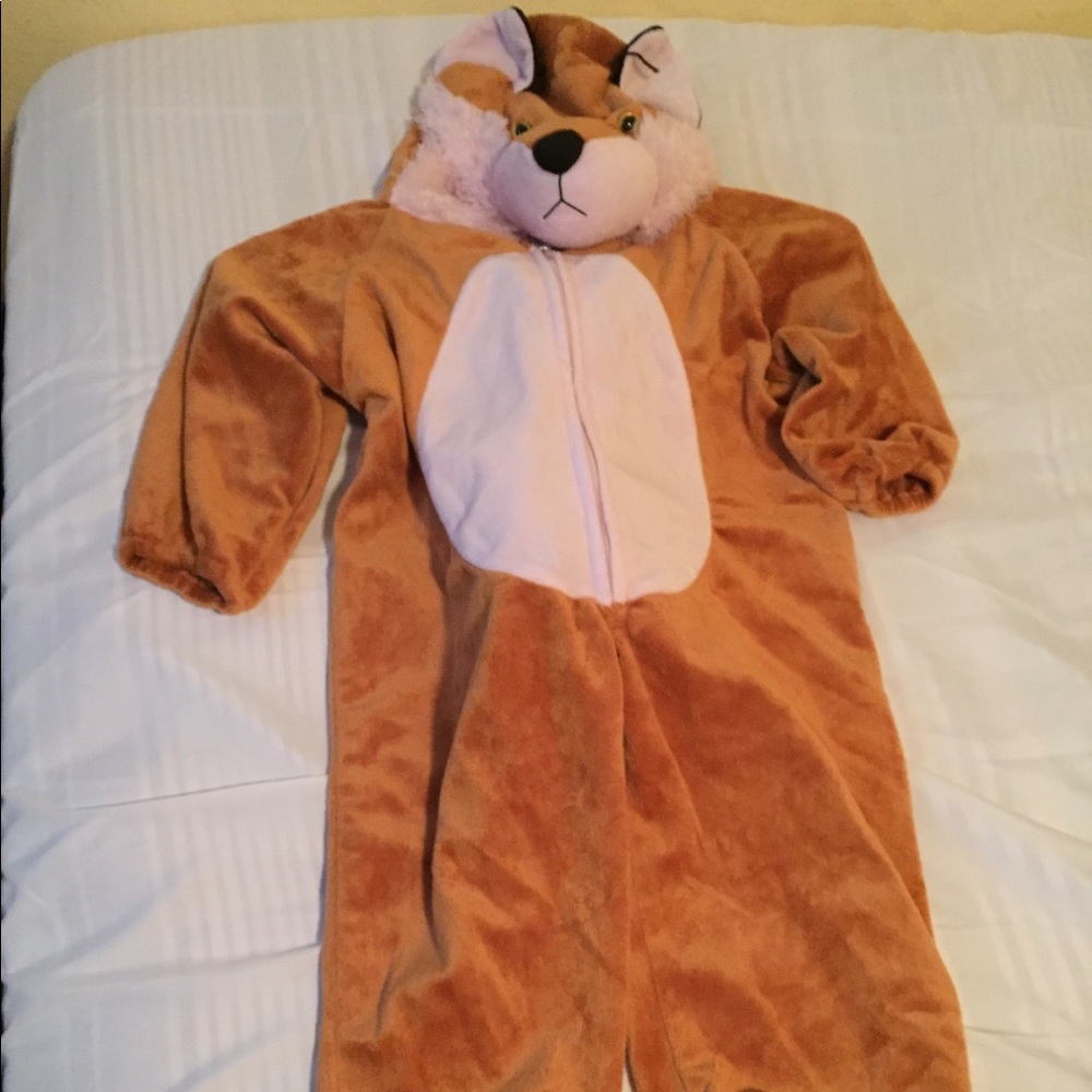 Fox onesie for Halloween